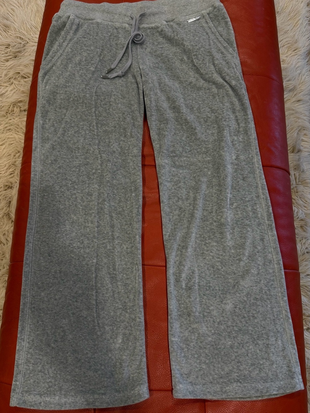 Michael Kors Gray Wide-Leg Knit Lounge Pants